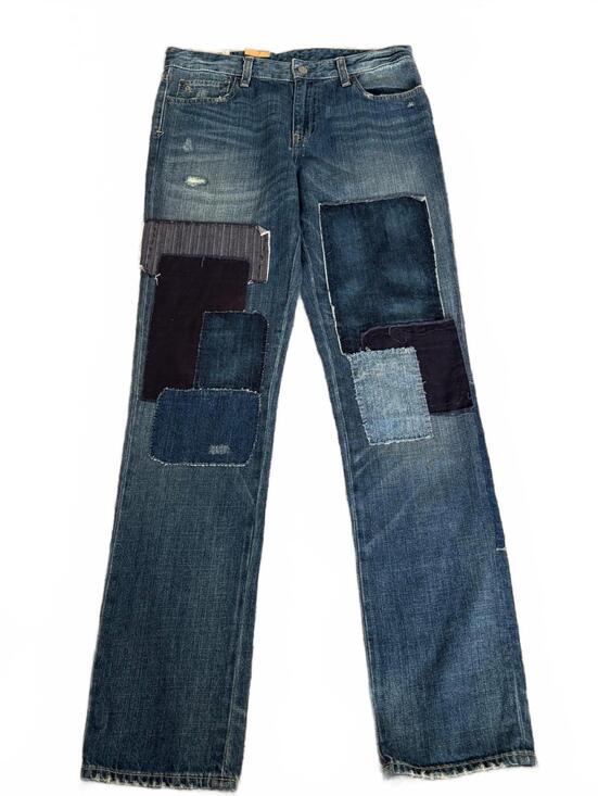 Ralph Lauren Denim - Polo Ralph Lauren Patchwork Jeans Distressed Blue Denim Skinny 28